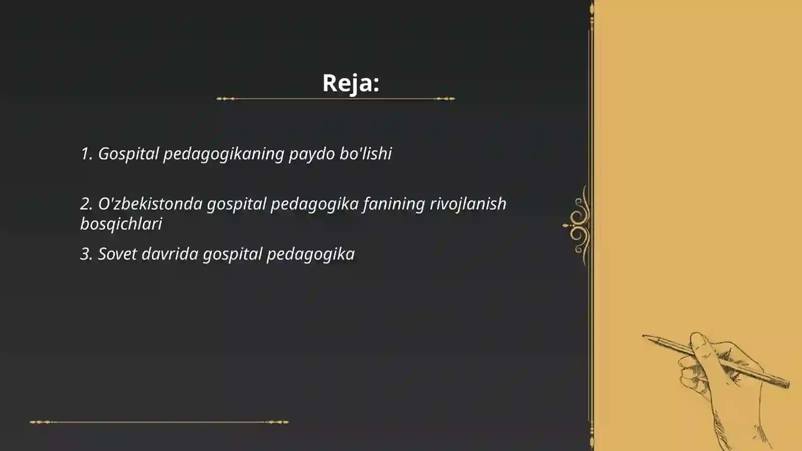 O’zbekistonda gospital pedagogika fanining rivojlanish tarixi 2
