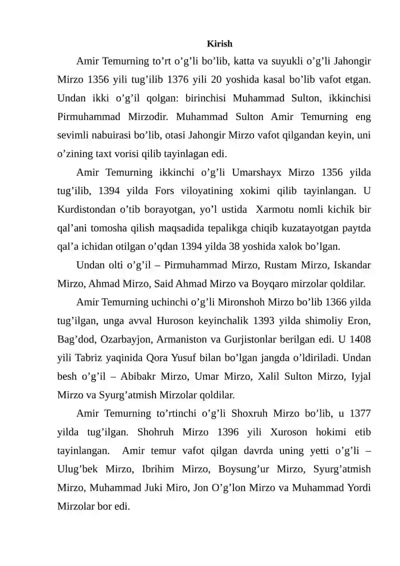 TEMUR VA TEMURIYLAR DAVRI MADANIYAT VA SAN’ATI 2