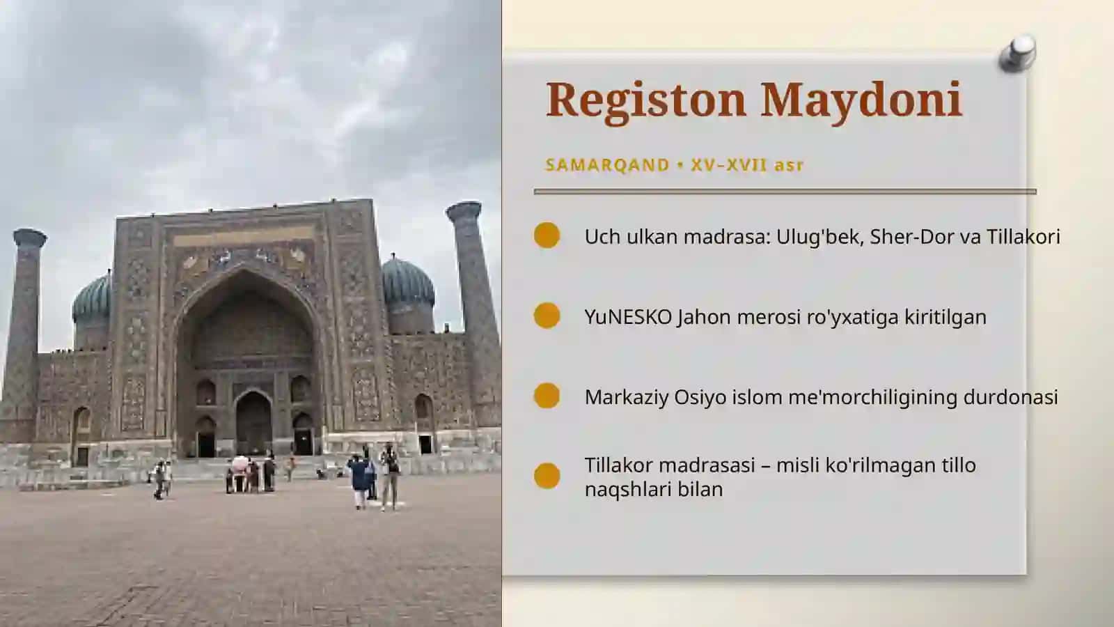 Oʻzbekiston meʼmoriy yodgorliklaridagi amaliy sanʼat bezagi 2