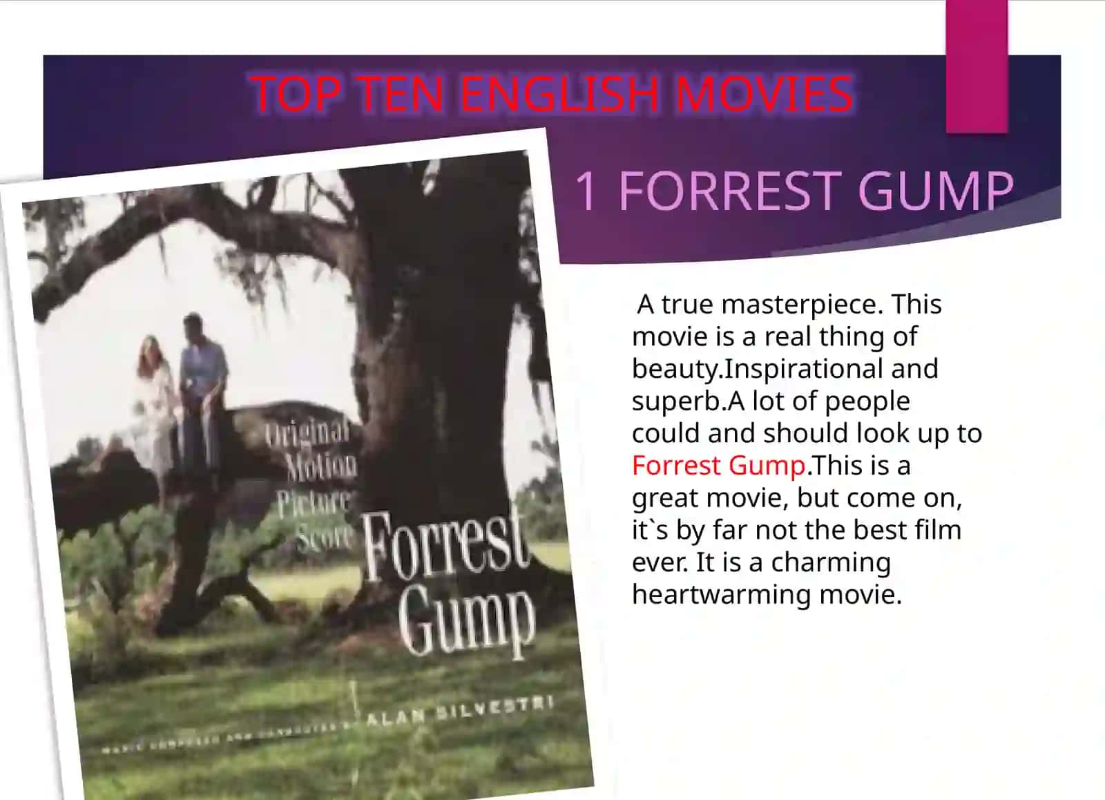 TOP TEN ENGLISH MOVIES 2