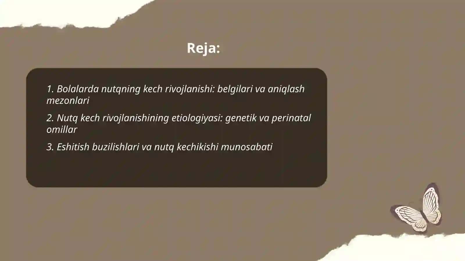 Bolalarda nutqning kech rivojlanishi 2