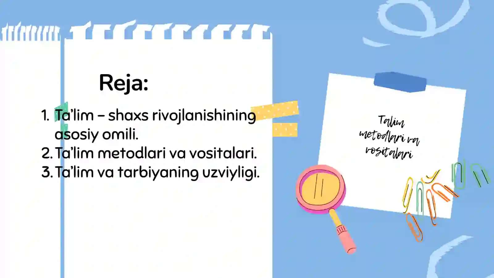Ta'lim Metodlari va Vositalari 2