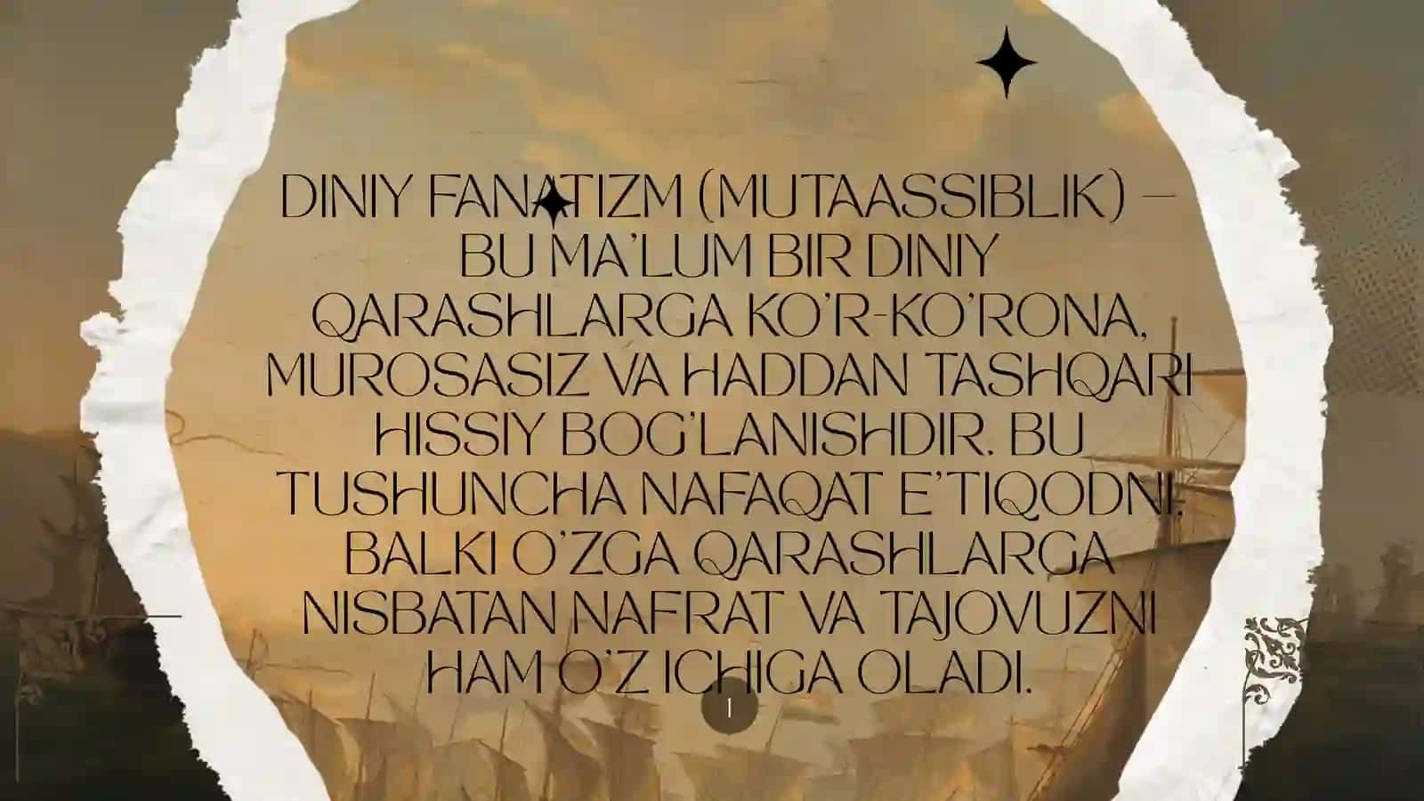 Diniy Fanatizmning Asoslari va Manbalari 2