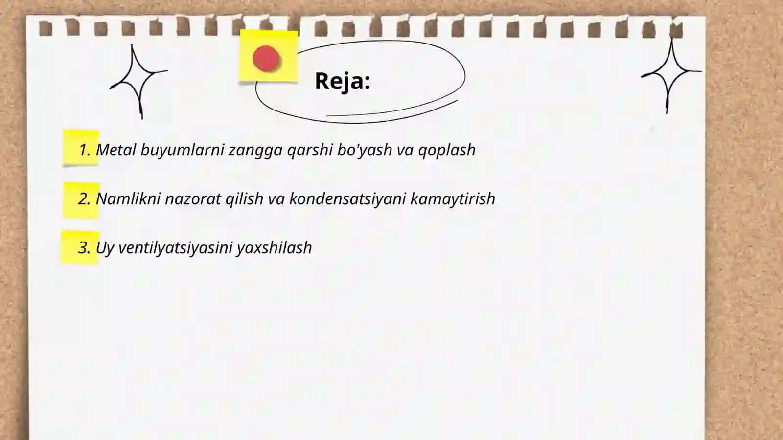 Uyda korroziyani oldini olish yöllari 2