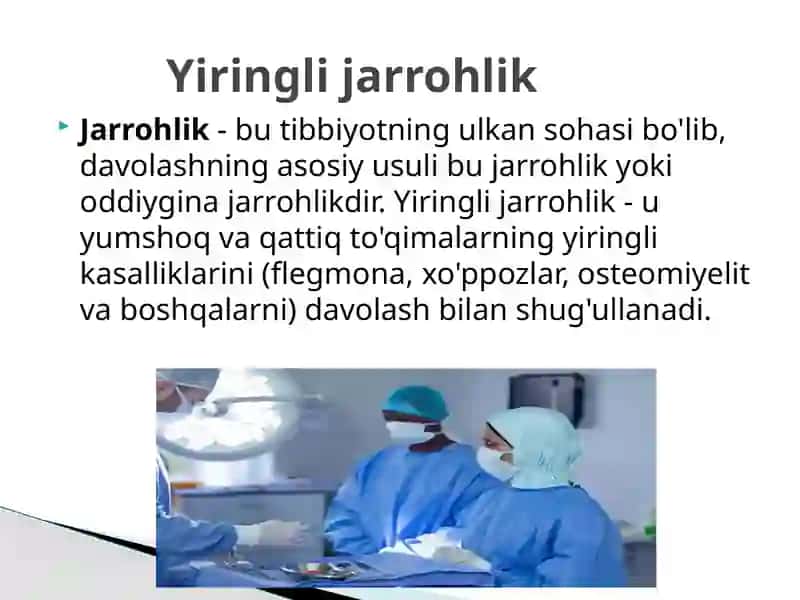Yiringlijarrohlik 2