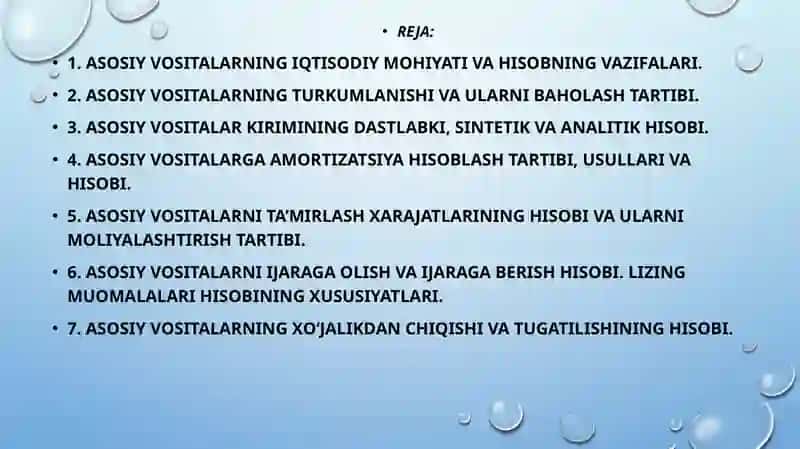 Asosiyvositalarhisobi 2