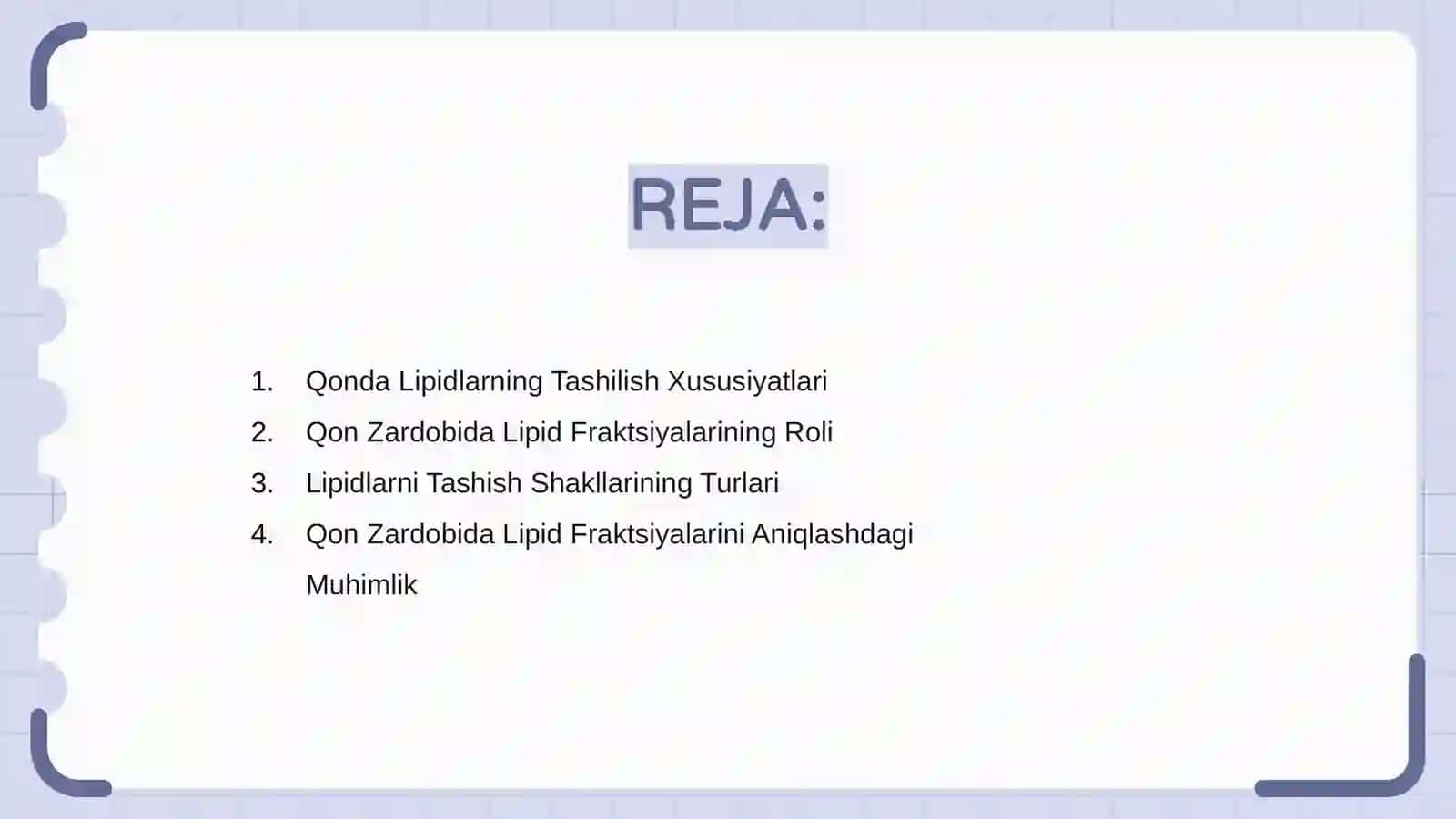 Qonda Lipidlarning Tashilish Xususiyatlari 2