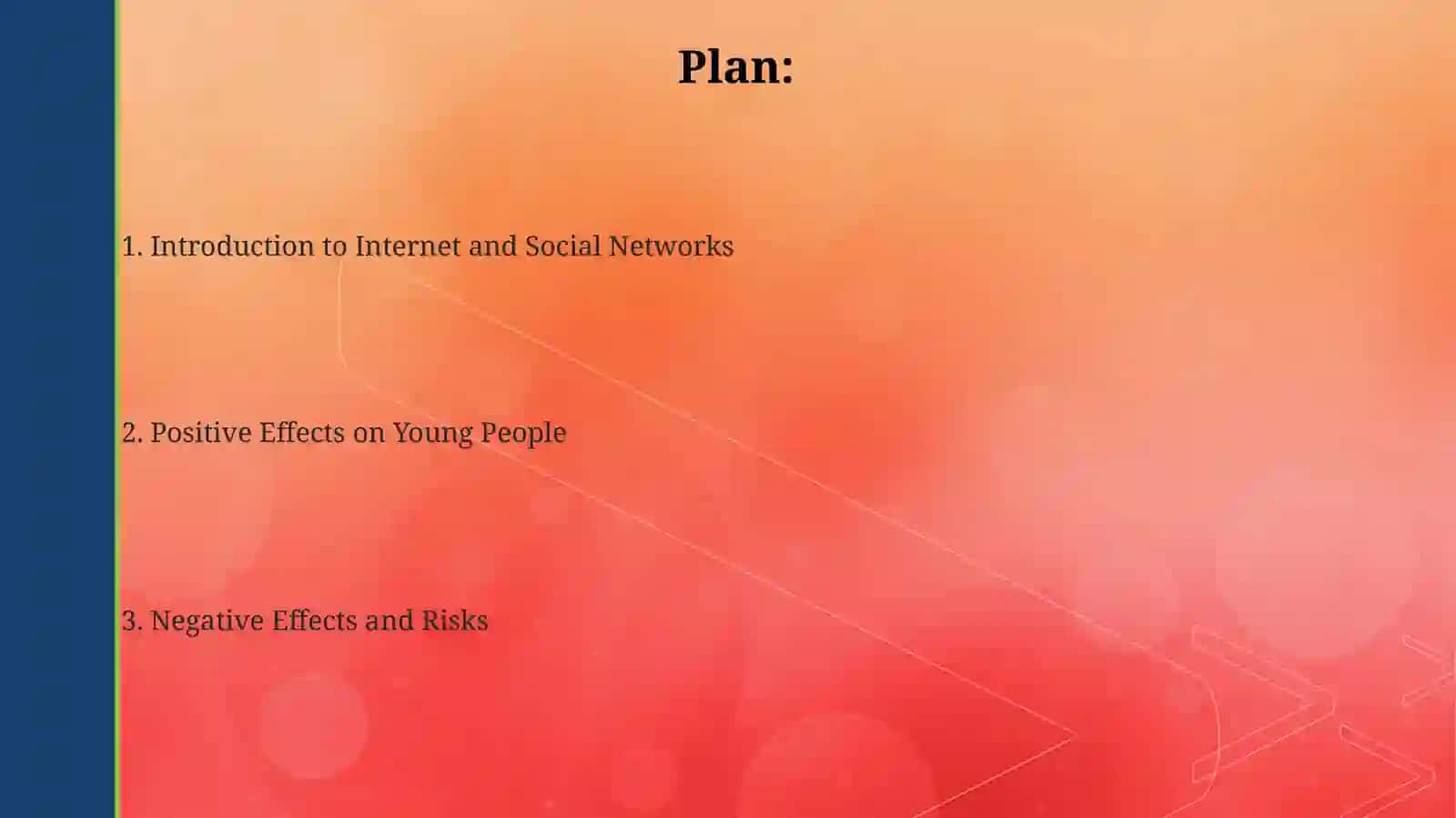 Internet and Social Networks in Young People's Lives 2