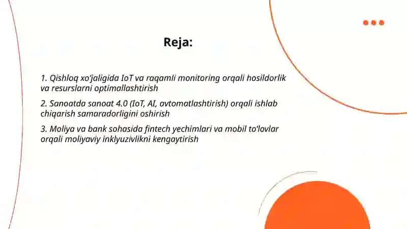 Milliy iqtisodiyotni turli sohalarida internet texnologiyalardan samarali foydalanish yo'llari 2