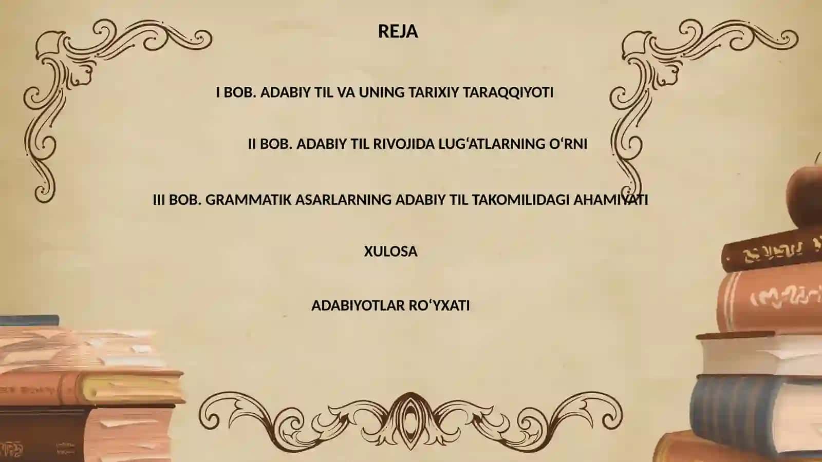 “Adabiy til takomilida lug‘ at va grammatik asarlarning o ‘rni” 2