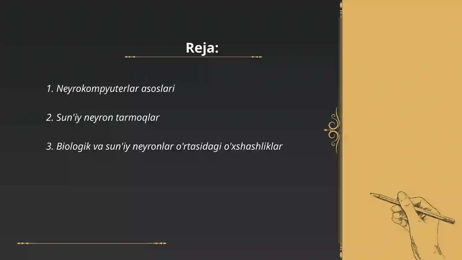 Neyrokompyuterlar vabutun olam 2