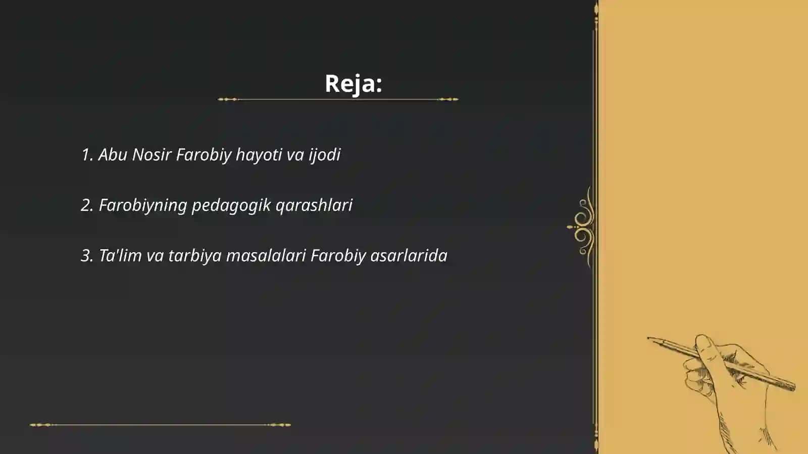 Abu Nosir Farobiyning pedagogik qarashlari 2