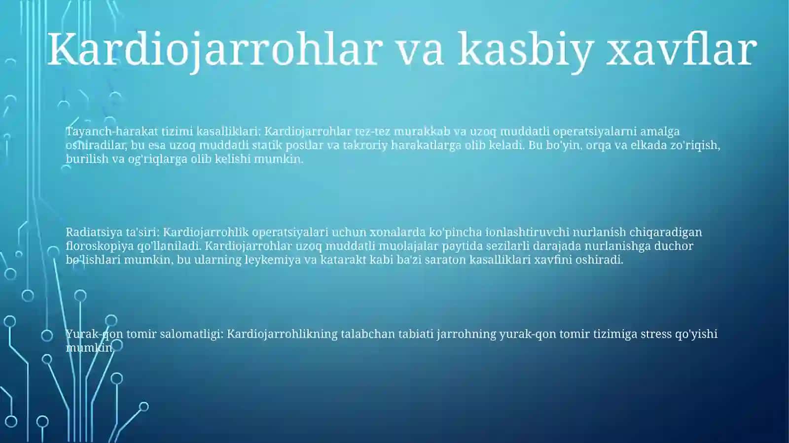 Kardioxirurklarda Kelib Chiqadigan Kasb Kasalliklar 2