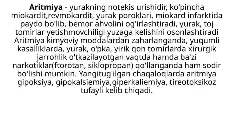 Antiaritmik dorivo sitalar tasnifi 2