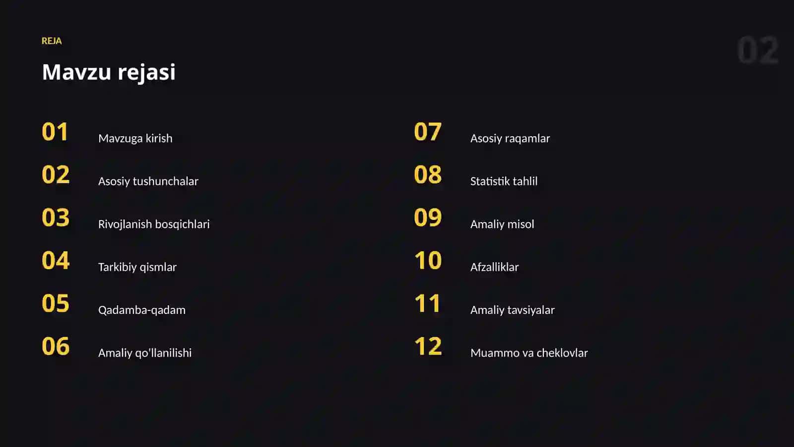 MODELLARNI BAHOLASH 2
