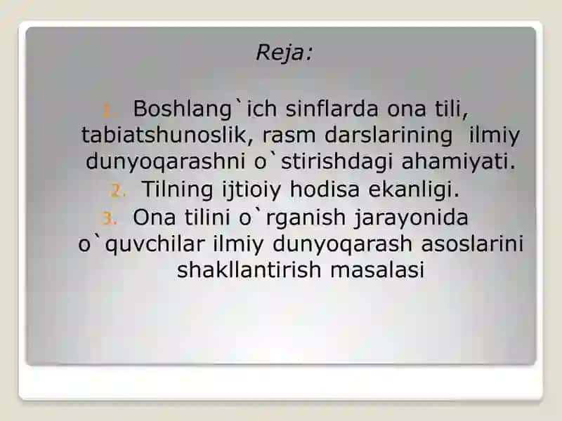 Ona tilini o'rganish 2
