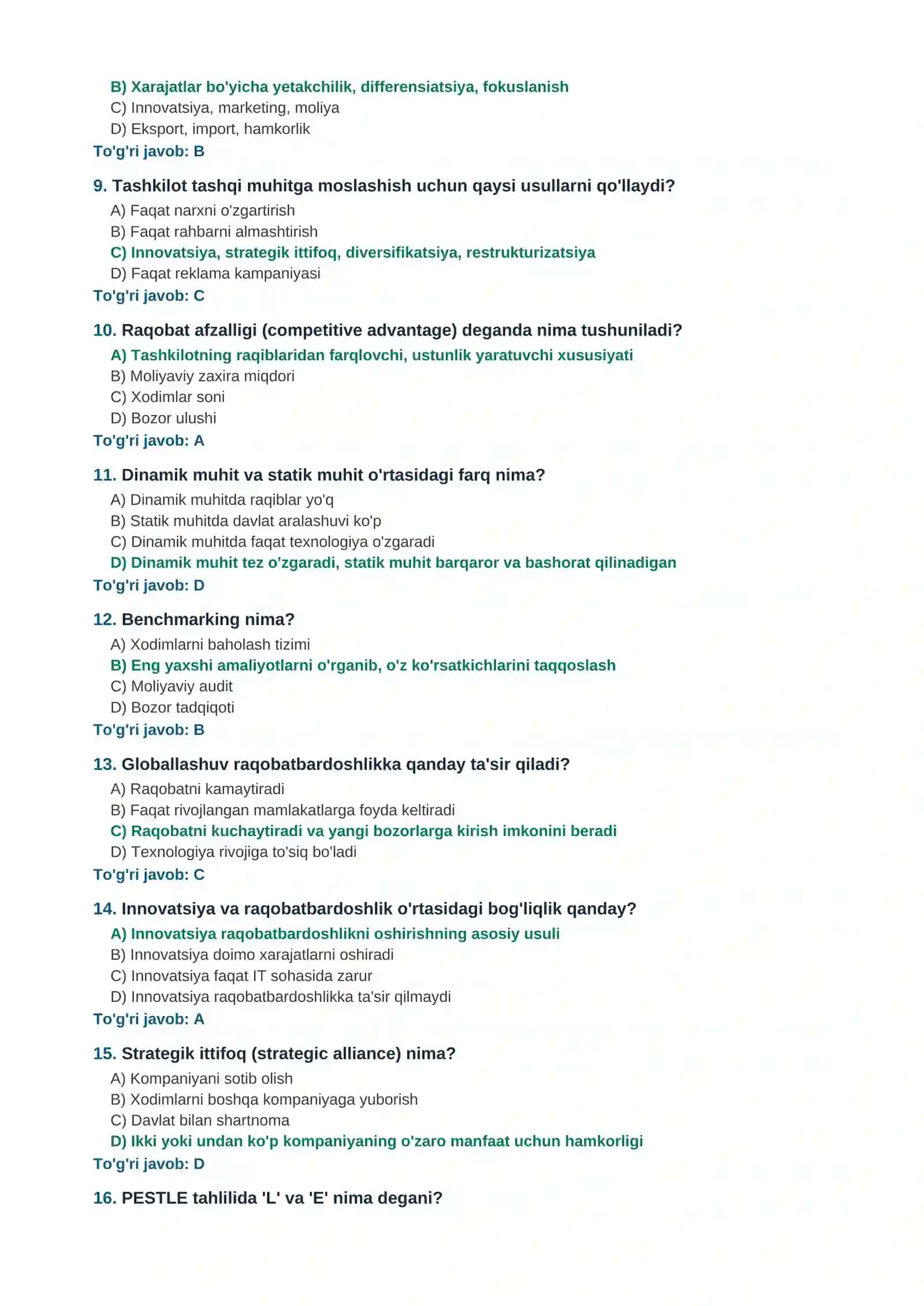 RAQOBATBARDOSHLIK VA TASHQI MUHITDA ADAPTATSIYA 2