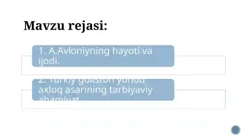 Avloniy hayoti 2