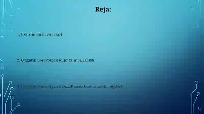 Ekstrem ob-havo ta'siri 2