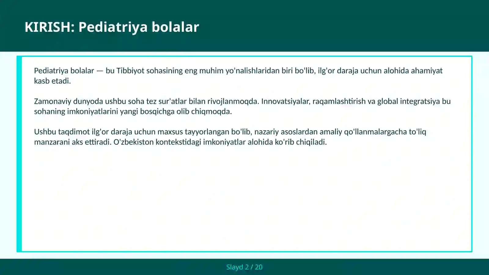 Pediatriya bolalar 2
