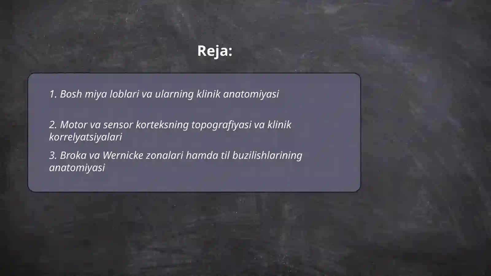 Bosh sohasining klinik anatomiyasi 2