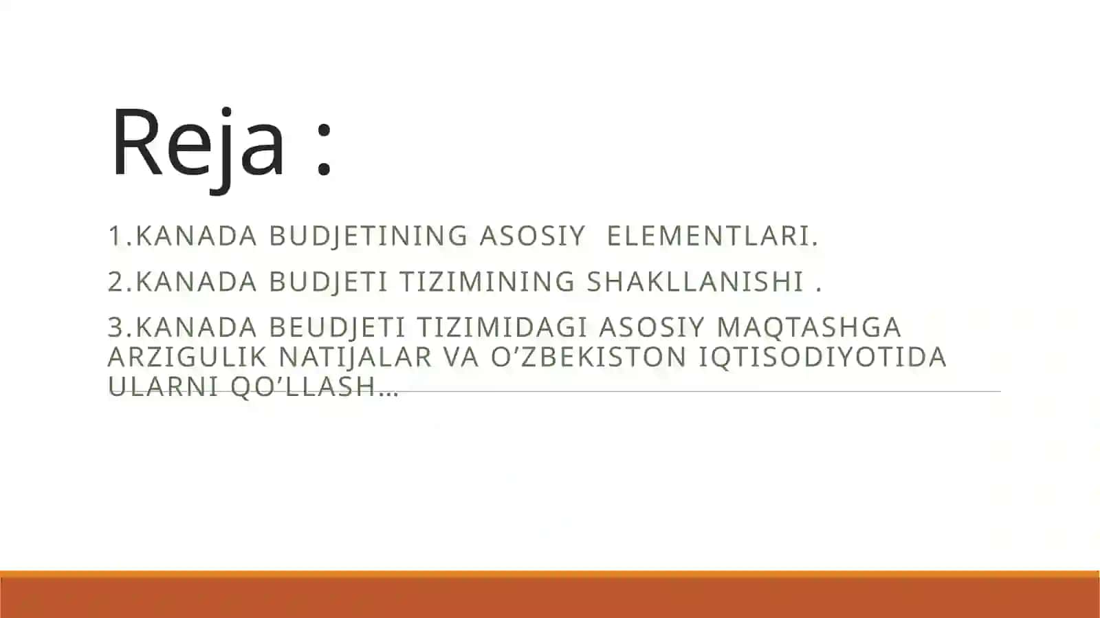 Kanada Davlat Budjeti 2