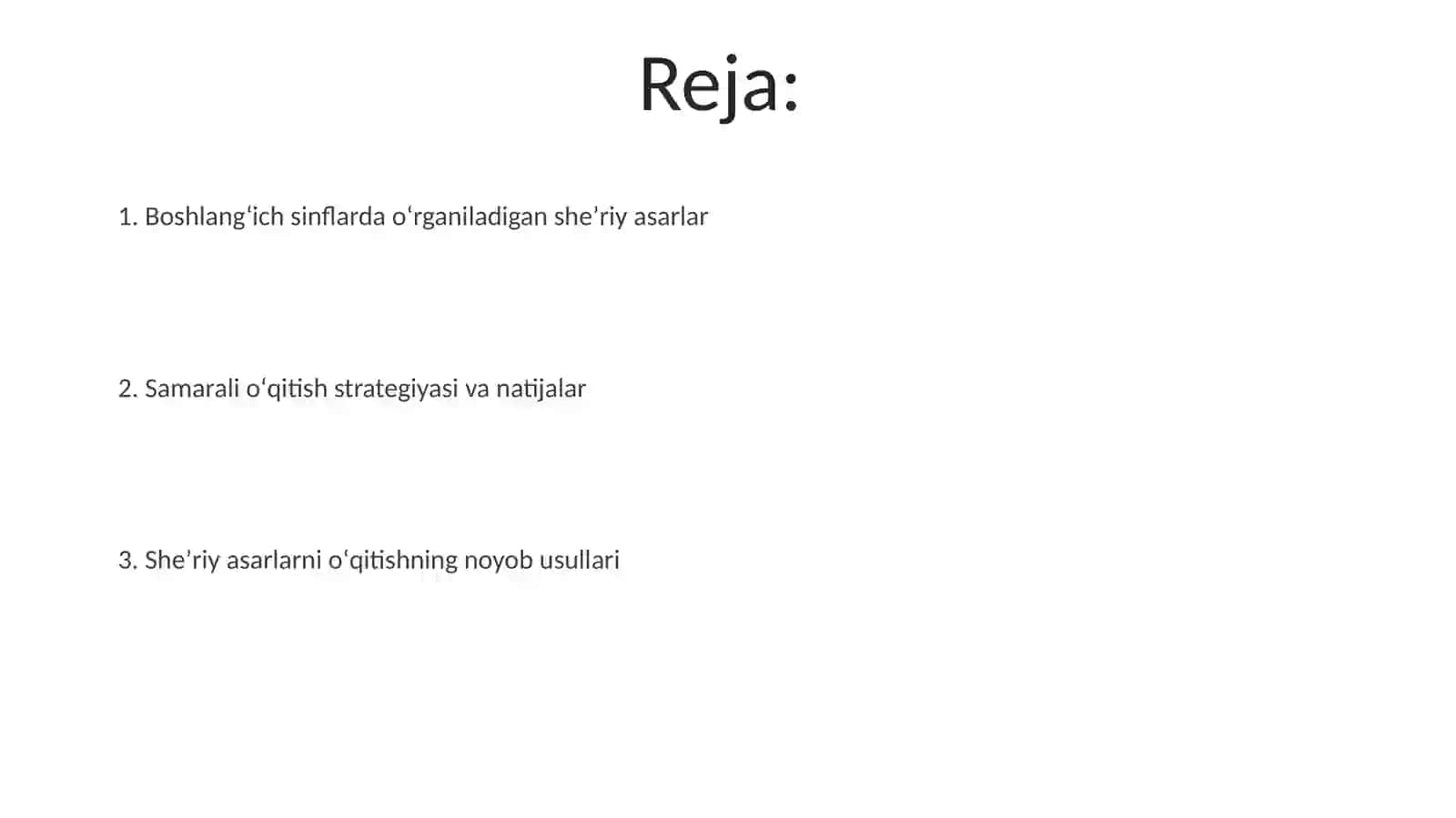 Sheʼriy asarlarni oʻqitishning noyob usullari 2