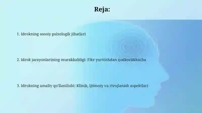 Idrokning psixologik jihatlari 2