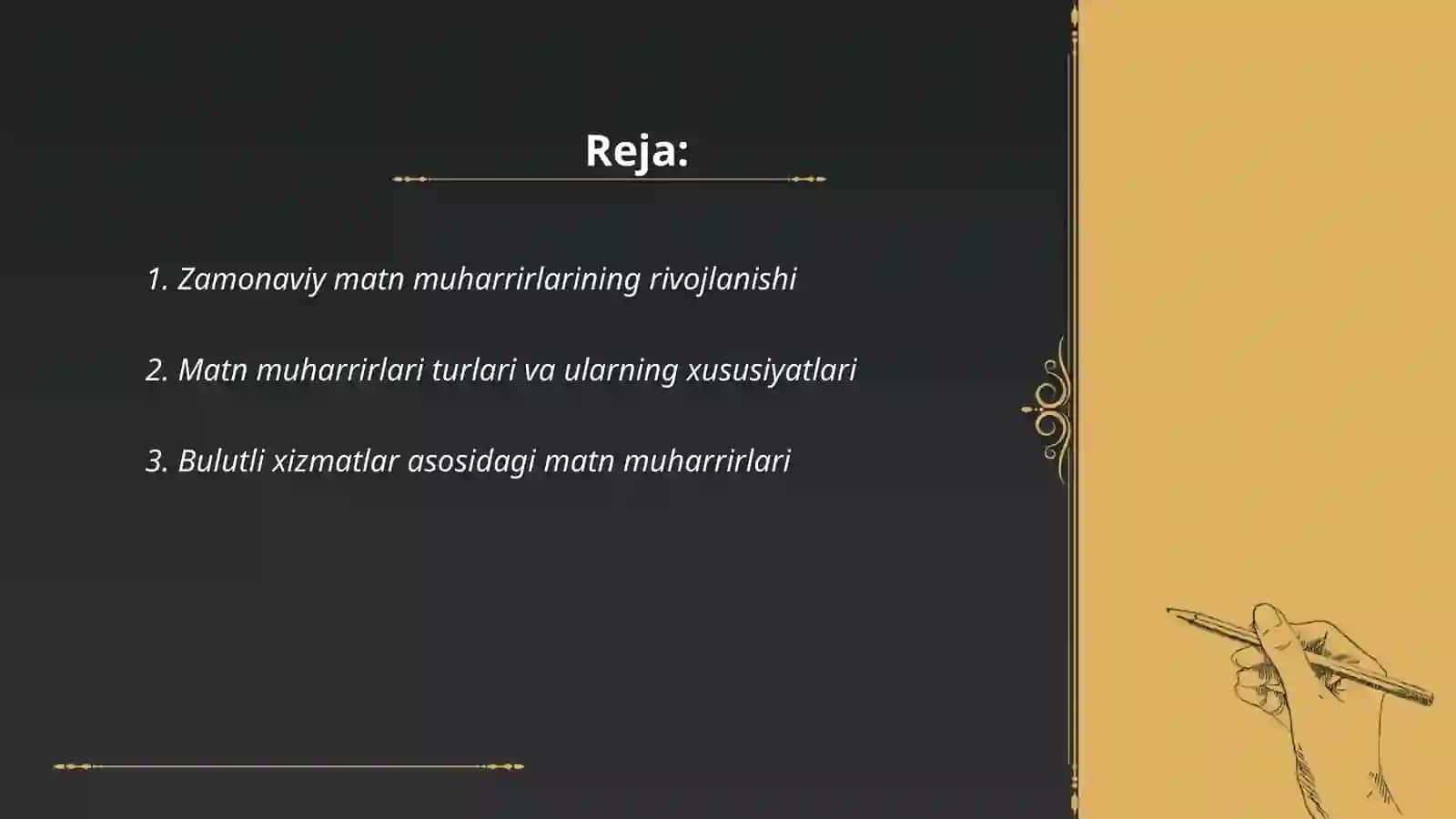 Zamonaviy matn muharrirlari 2
