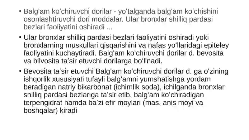 Balg`am ko`chiruvchi dorilar 2