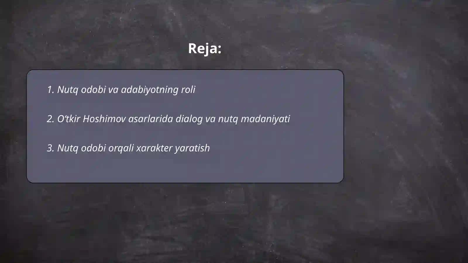 Nutq odobi va adabiyotning roli 2