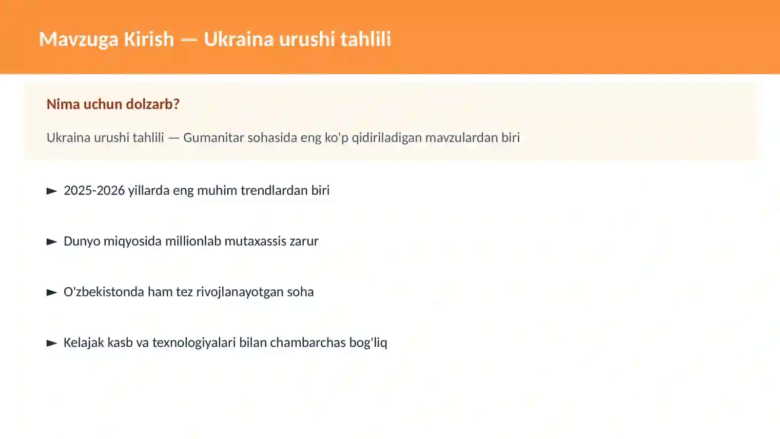 Ukraina urushi tahlili 2