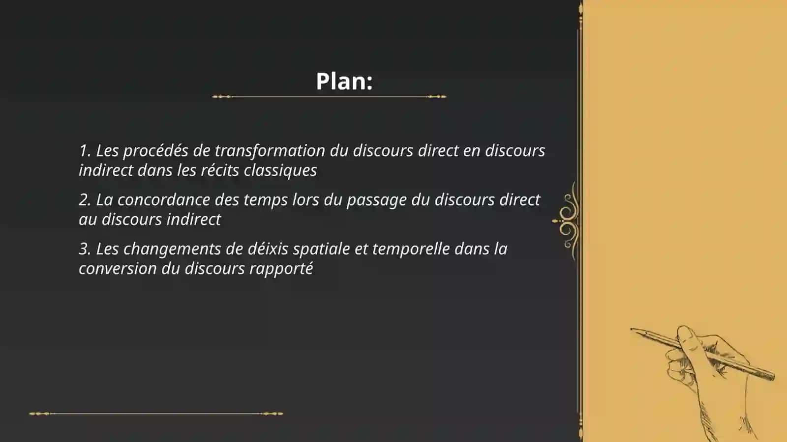 Le discours direct et indirect: analyse de transformations dans des recits litteraires 2