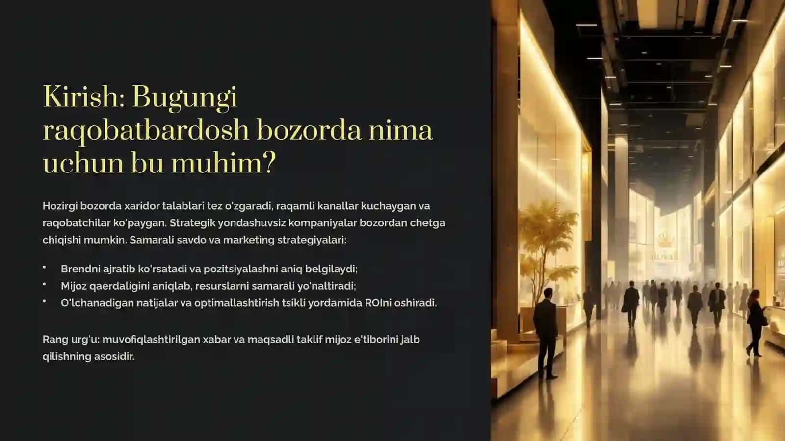 Samarali savdo va marketing strategiyalari 2