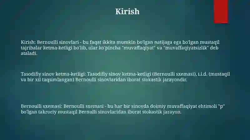 Erkli Sinovlar Ketma-Ketligi 2