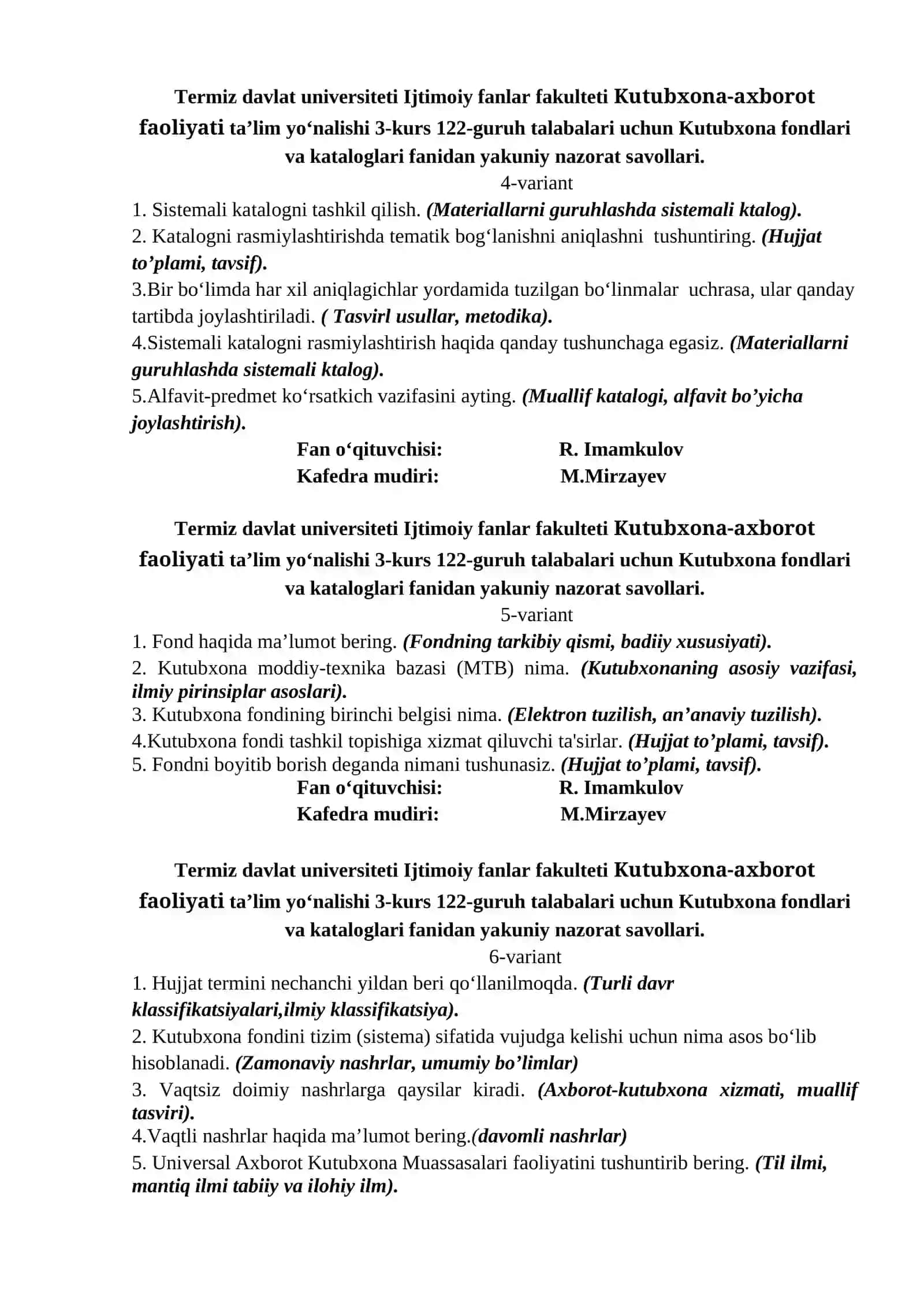 Kutubxona fondlarini tanishuv 2