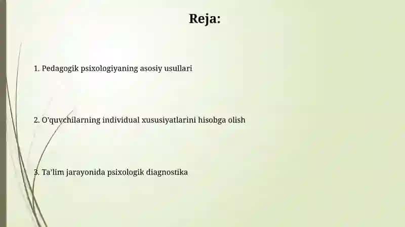 Pedagogik psixologiya metodlari 2