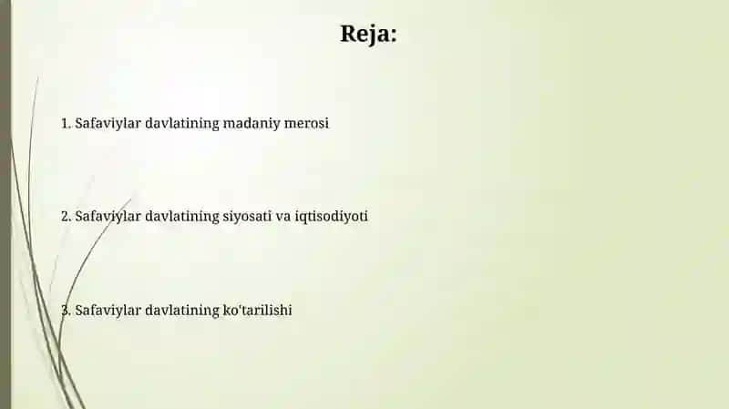 Safaviylar davlati 2