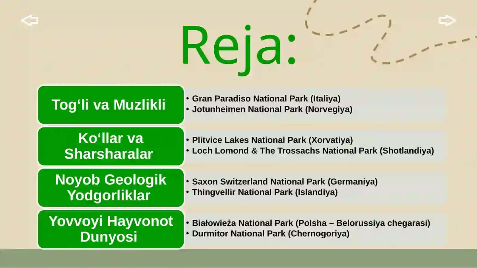 Yevropa Milliy bog’lari 2