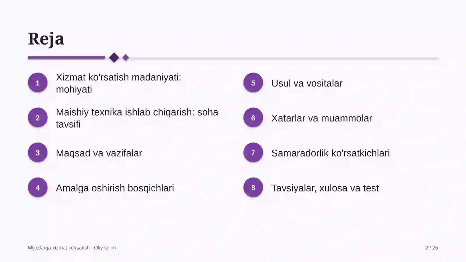 Maishiy texnika ishlab chiqarishda xizmat ko'rsatish madaniyatini shakllantirish 2