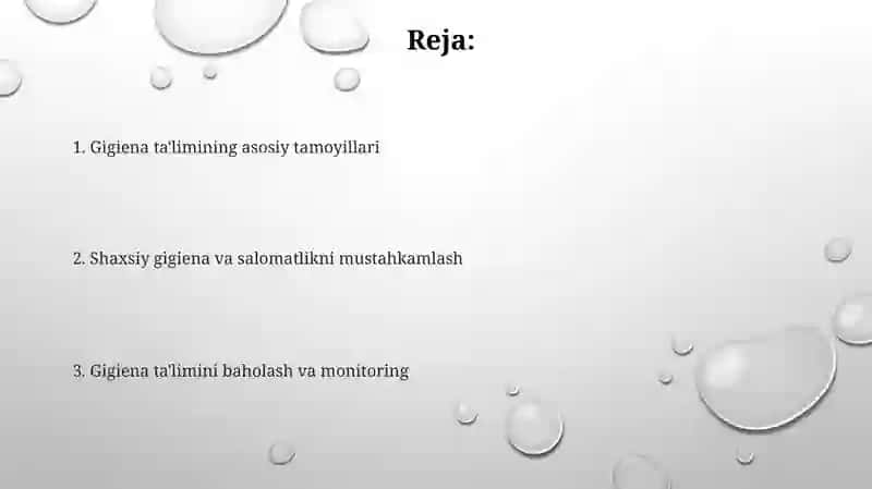 O’quvchilarnigigyeniktarbiyalash 2