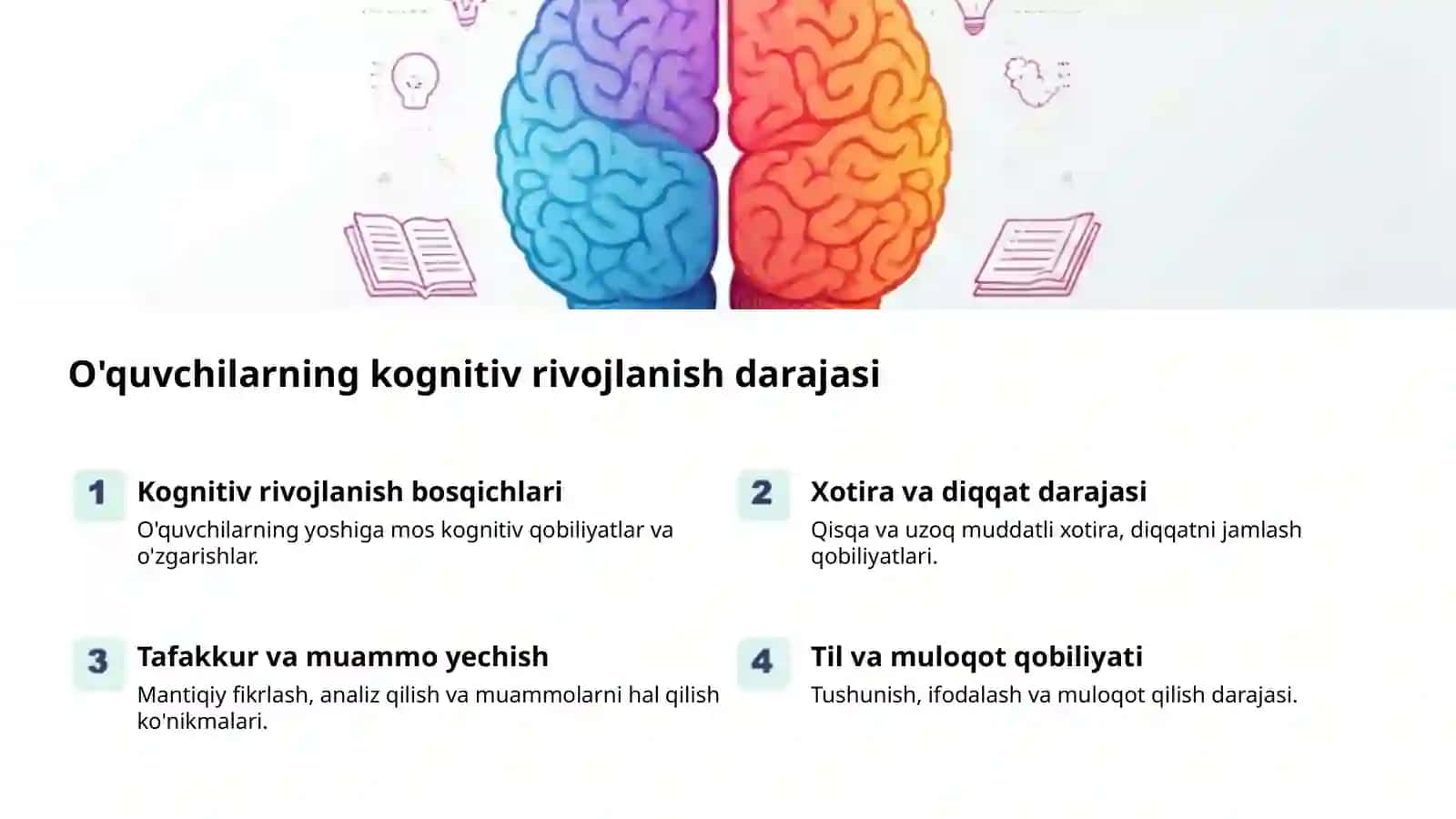 Matematika o'qitish: pedagogik-psixologik jihatlar 2