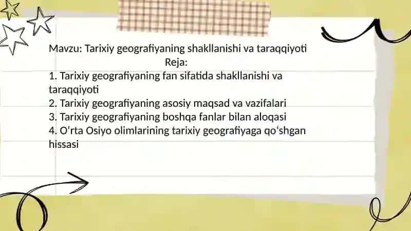 Tarixiy geografiyaning shakllanishi va taraqqiyoti 2
