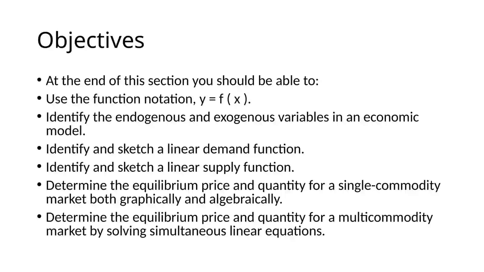 Demand analysis 2