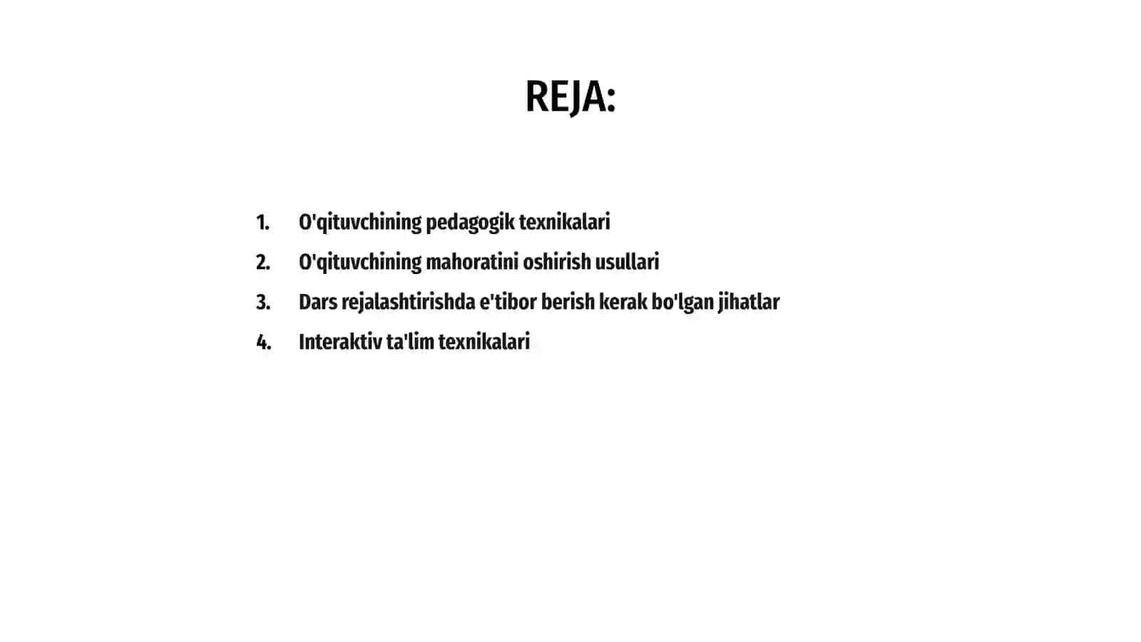 Pedagogik texnika va o'qituvchining mahorati 2