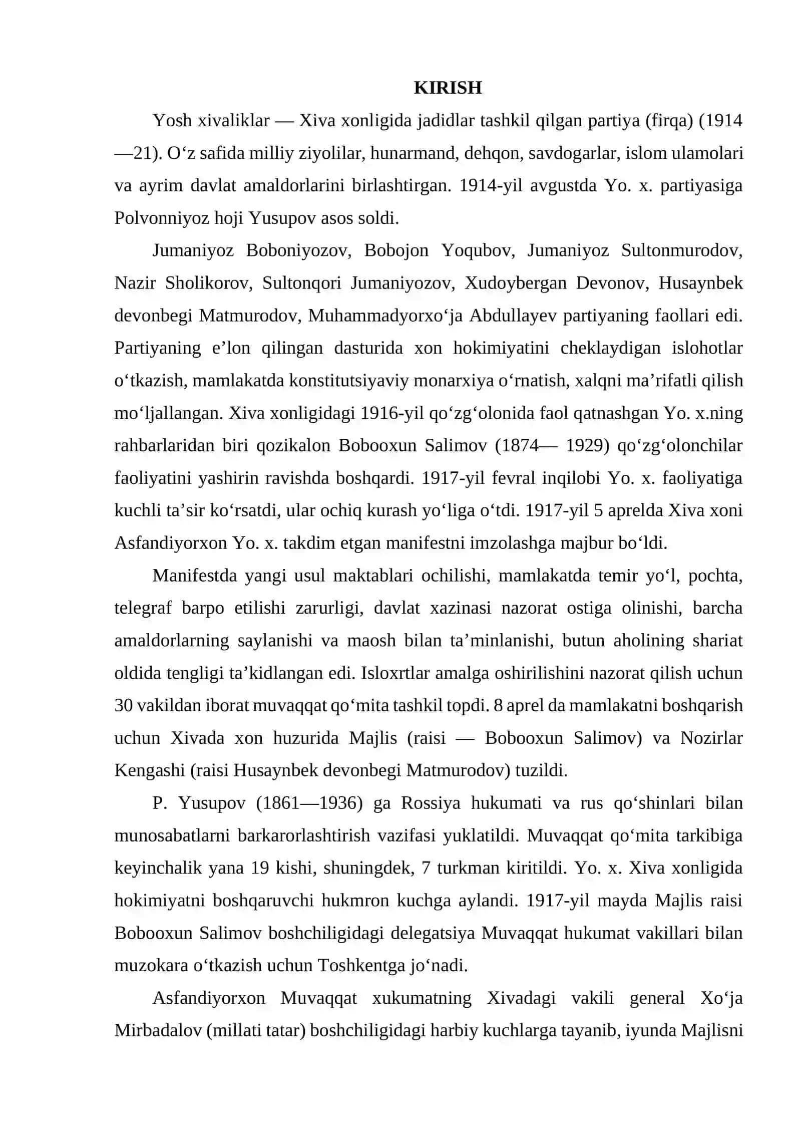 YOSH XIVALIKLAR FAOLIYATI 2