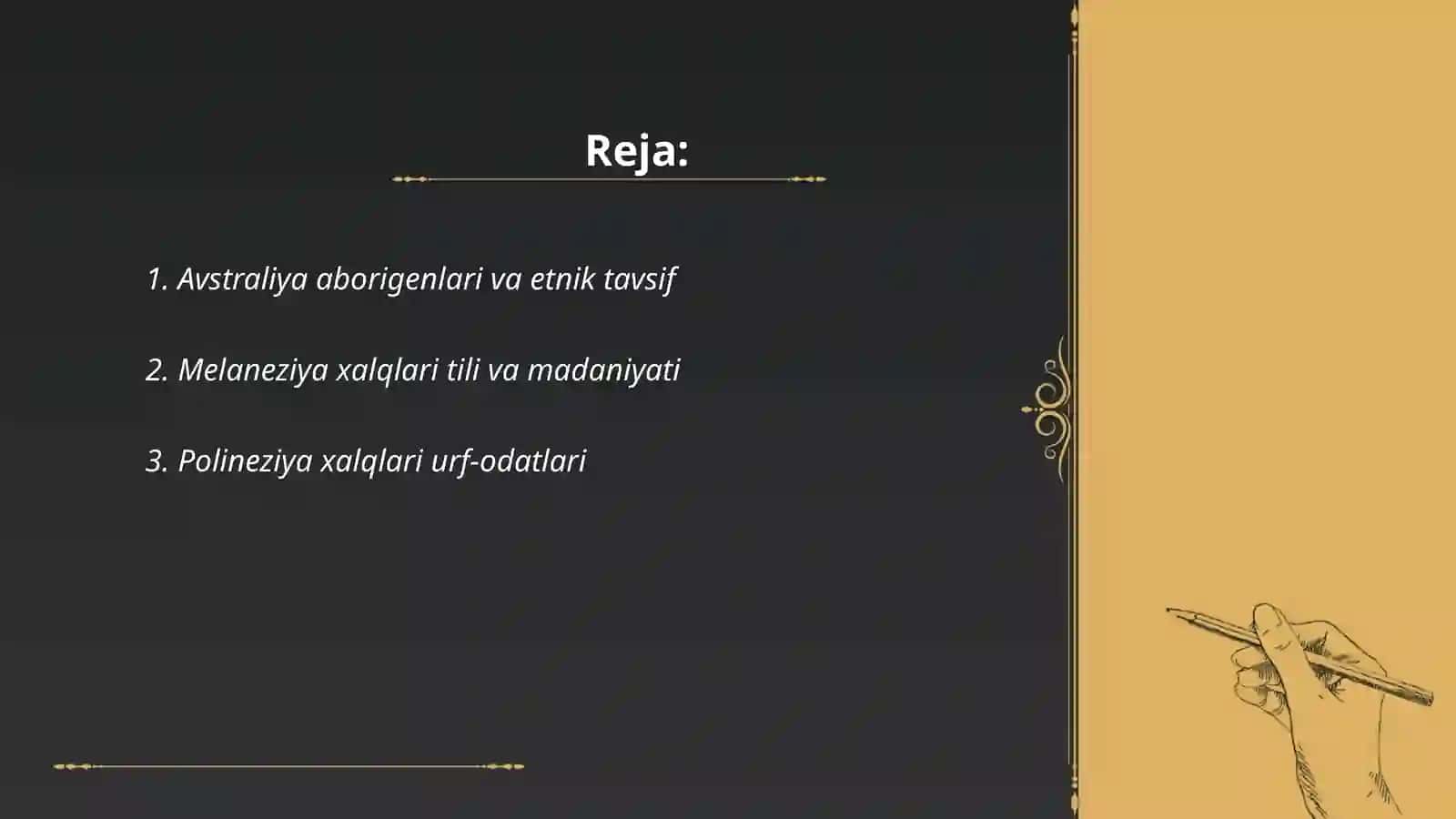 Avstraliya aborigenlari va etnik tavsif 2