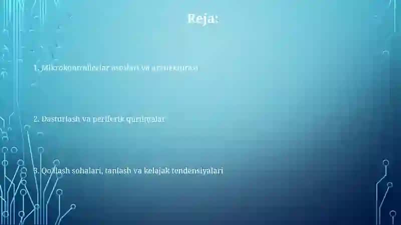 Mikrokontrollerlar 2