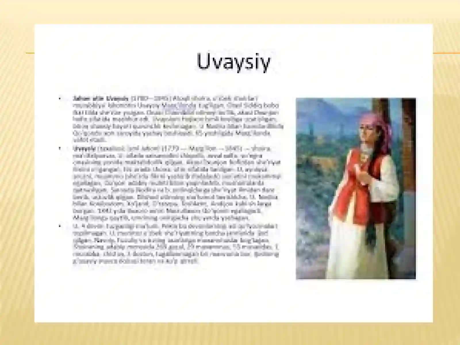 Uvaysiyning pedagogik fikrlari 2