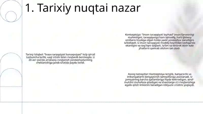 Inson Taraqqiyoti Konsepsiyasi 2